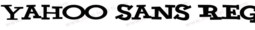 Yahoo Sans Regular字体转换